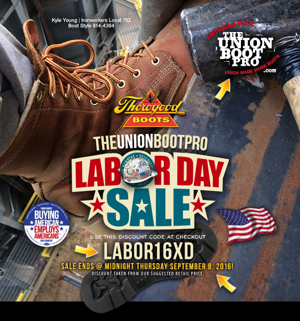 labor day sale work boots